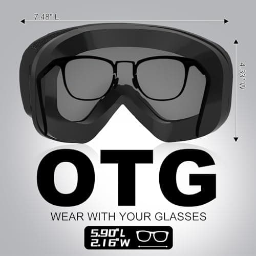 Detalle 2 de GlaRid OTG gafas de esquí