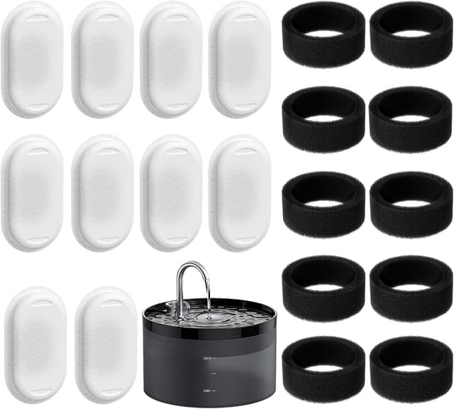 Detalle de VILLAPOOL cat fountain filters 20 pack