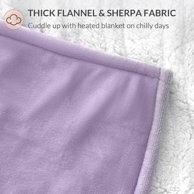 Thumbnail 4 de HOMLYNS LuxeHeat Heated Blanket 50x60 inches