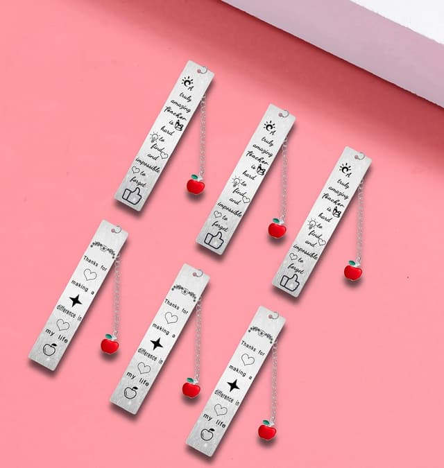 Thumbnail 2 de Teacher Bookmark Gifts 6 Pack