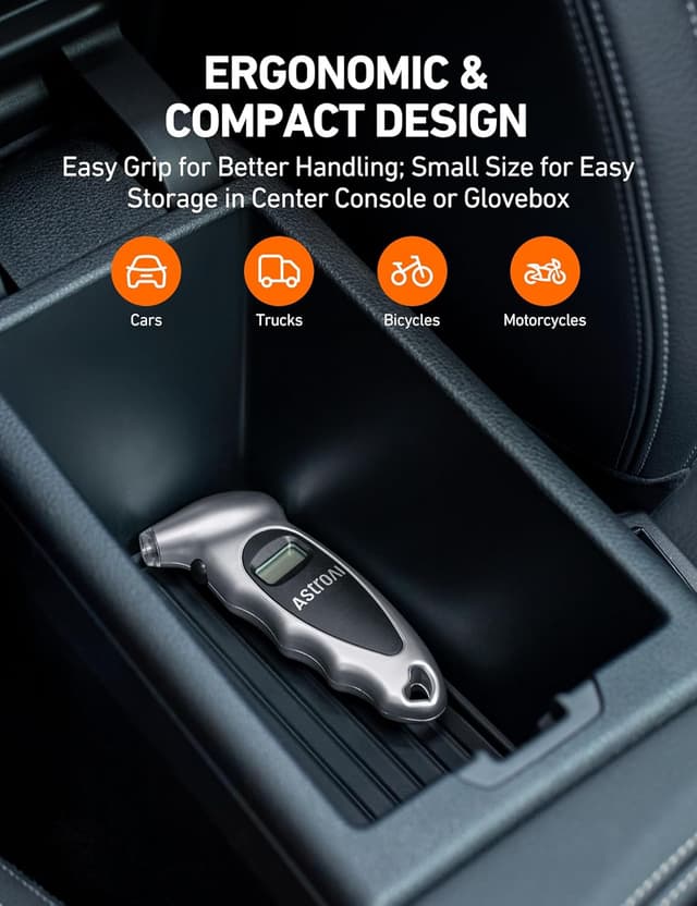 Thumbnail 5 de AstroAI Digital Tire Pressure Gauge 0-150 PSI