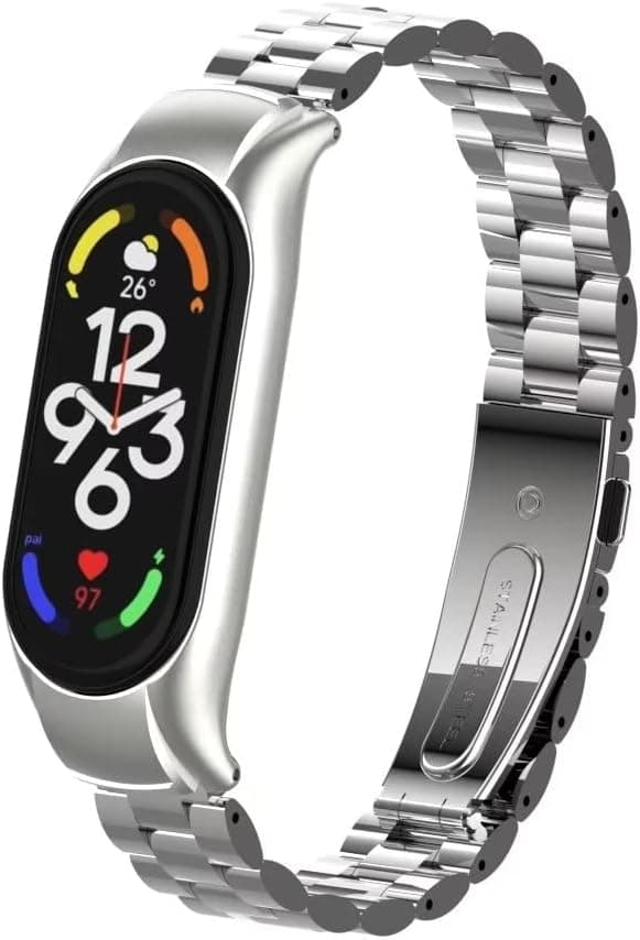 Detalle de Edelstahl-Armband für Xiaomi Mi Band 7 von nuosiweilang (316er Stahl, kompatibel)