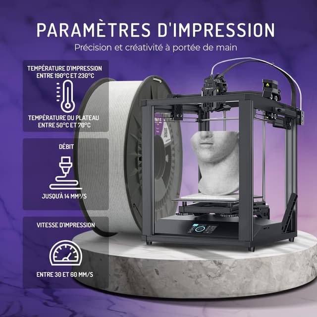Thumbnail 4 de WINKLE Filament PLA HD Texturé Marbre 1 kg