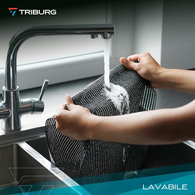 Detalle de TRIBURG Tappetino universale antiscivolo 120x180 cm: lavabile e tagliabile su misura