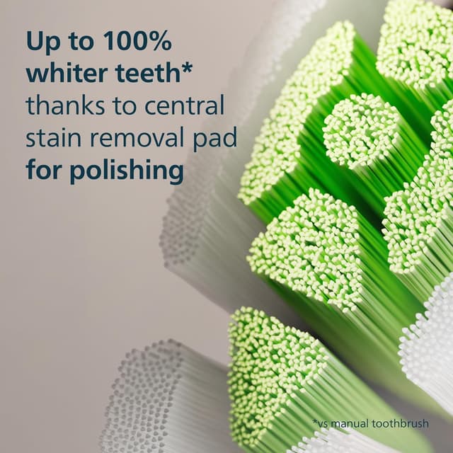 Detalle de Philips Sonicare W2 Optimal White toothbrush heads, 2 pack 🪥