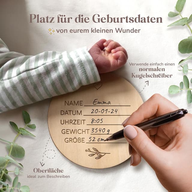 Thumbnail 5 de Holz Meilensteinkarten Baby 30-teilig