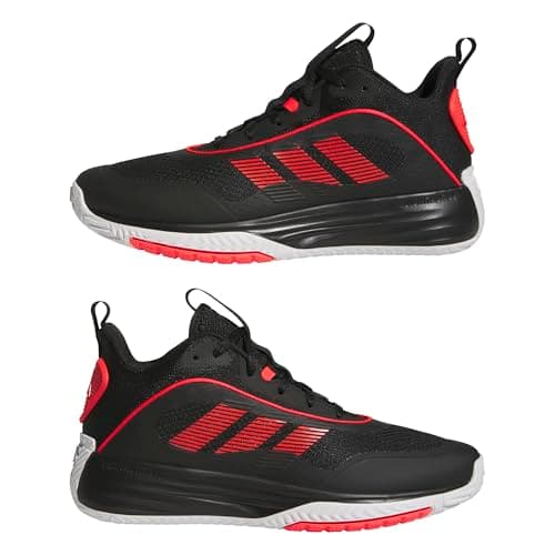 Thumbnail 7 de adidas Hombre OWNTHEGAME 3.0 en Core Black/Lucid Red/FTWR White (horma clásica, cordones) 43 1/3 EU