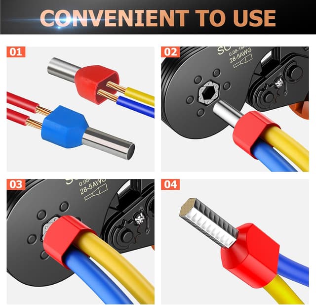 Thumbnail 4 de Pinza Crimpatrice 1200 pezzi 🛠