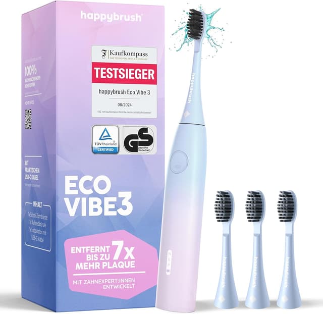 Detalle de happybrush Schallzahnbürste Eco Vibe 3