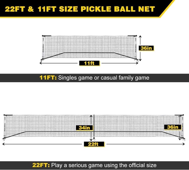 Thumbnail 6 de Portable Pickleball Net Set 22 ft regulation