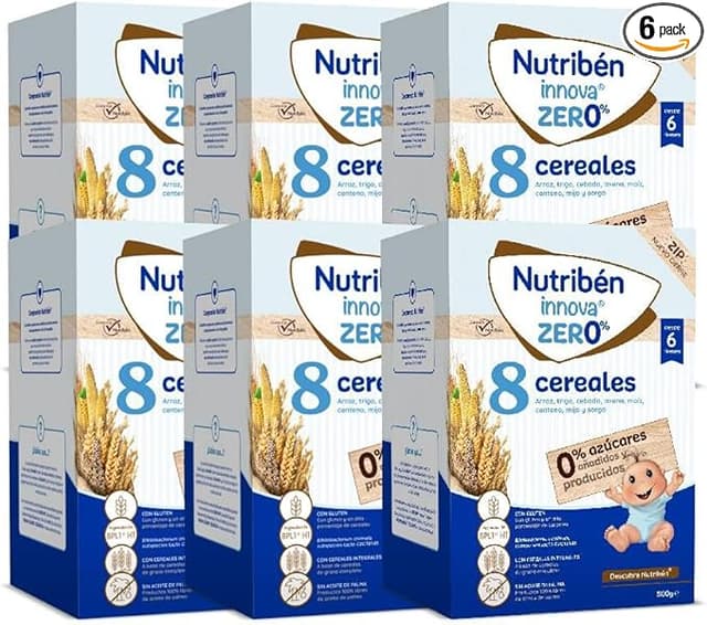 Imagen de Nutribén Innova ZERO 8 Cereales 🍼 3000g Pack en OfertitasTOP