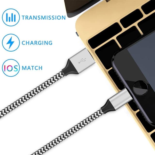 Thumbnail 4 de SANYEYE MFi Certified iPhone charging cable 5-pack