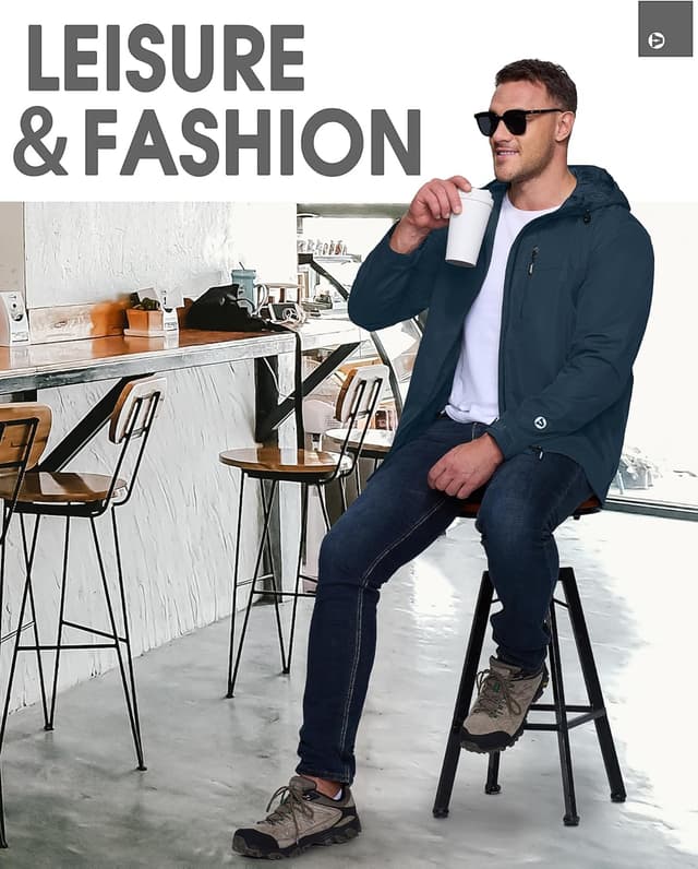 Thumbnail 6 de Wasserdichte Herren Regenjacke mit 10.000 mm