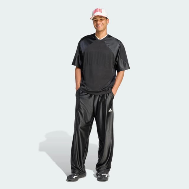 Thumbnail 2 de Adidas PANTALÓN DE PUNTO BRILLANTE STADIUM Negro