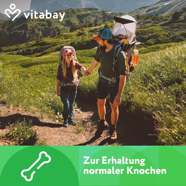 Detalle 2 de Vitabay Vitamin D3 10000 I.E. 120 Vegane Tabletten