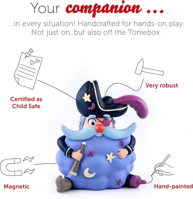 Detalle de tonies Cap’n Dreambeard Audio Character – Calm for Kids (Age 3+)