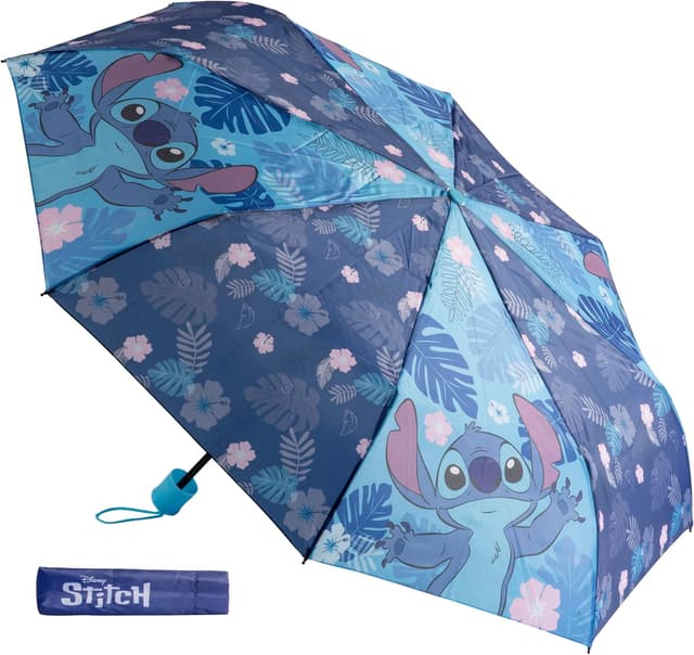Detalle de Undercover faltbarer Regenschirm – Taschenschirm für Kinderhände (94 cm, 228 g)