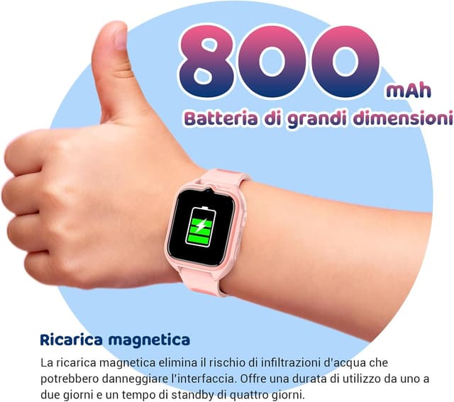 Thumbnail 6 de Blackview Smartwatch per Bambini Z30 con GPS 4G, 1,75" TFT, SOS e videochiamata