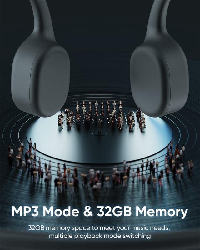 Thumbnail 4 de Swimming Headphones Bone Conduction 5.4 Bluetooth