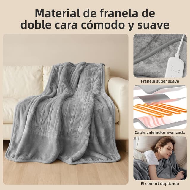 Thumbnail 2 de Ecliptron Manta Eléctrica 130x160 cm