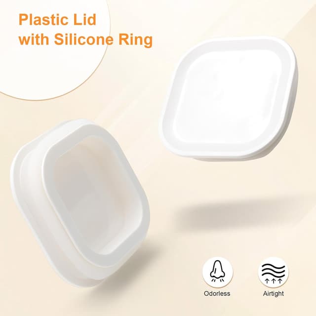 Thumbnail 2 de VINATO Set de 4 Botes de Cristal Herméticos 🥫