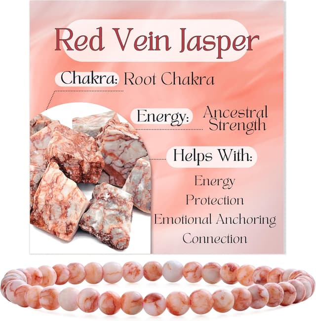 Detalle de Bivei Braccialetto di Cristallo da donna con perle naturali 4 mm elastico