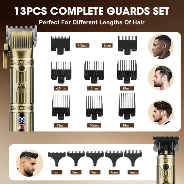 Detalle 2 de Misuke Beard Trimmer 4-in-1