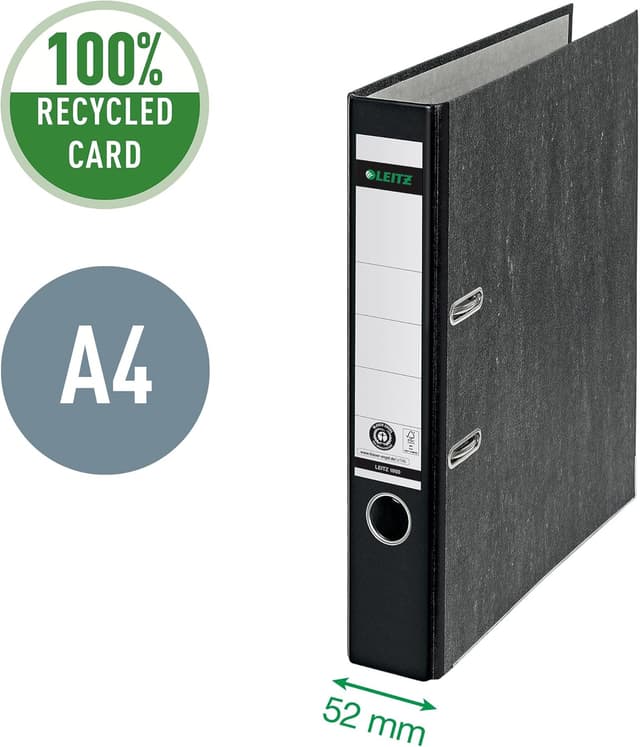 Detalle 2 de Leitz Qualitäts-Ordner 3er-Pack 5,2 cm Rückenbreite