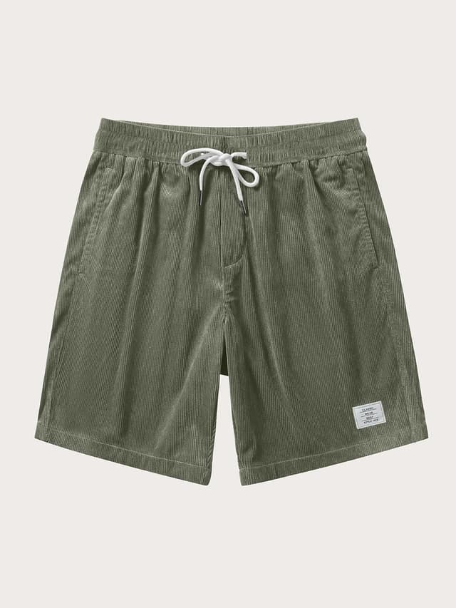 Detalle 2 de JMIERR Corduroy Shorts Herren mit Leinen