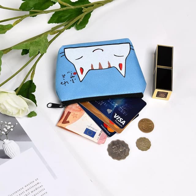 Detalle 2 de Porte monnaie mini en toile 12 x 9 cm