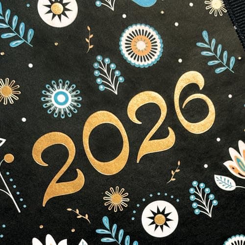 Detalle 2 de Finocam Agenda Vitae 16 meses 2025–2026 negra 📒