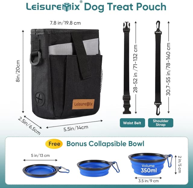 Thumbnail 1 de Leisuremix Dog Treat Pouch 350 ml