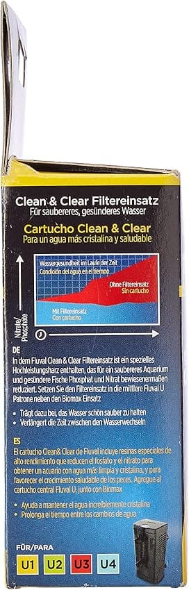Thumbnail 3 de Fluval Carga filtro Clean & Clear Blanco 1 unidad 🐟