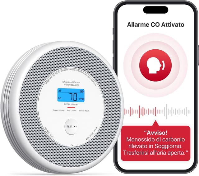 Imagen de X-Sense XP0A‑iR rilevatore fumo e monossido 1 pezzo en OfertitasTOP