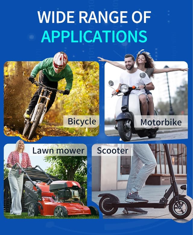 Thumbnail 6 de MUPAS Fahrrad-Zahlenschloss mit 5-stelligem Code und gehärtetem Stahl (Kettenschloss)