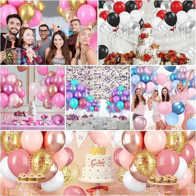 Detalle de Sage Green Gold Party Balloons 60 pack