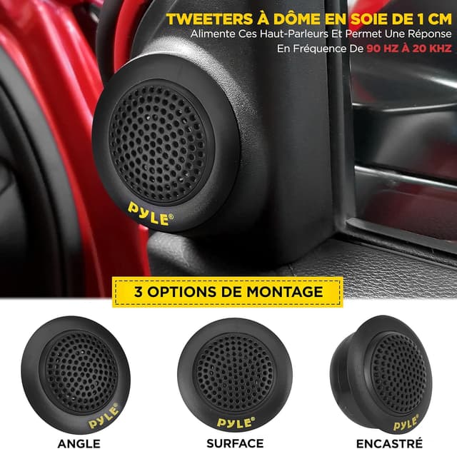 Thumbnail 4 de Paire midbass 16,5 cm Pyle 400 W