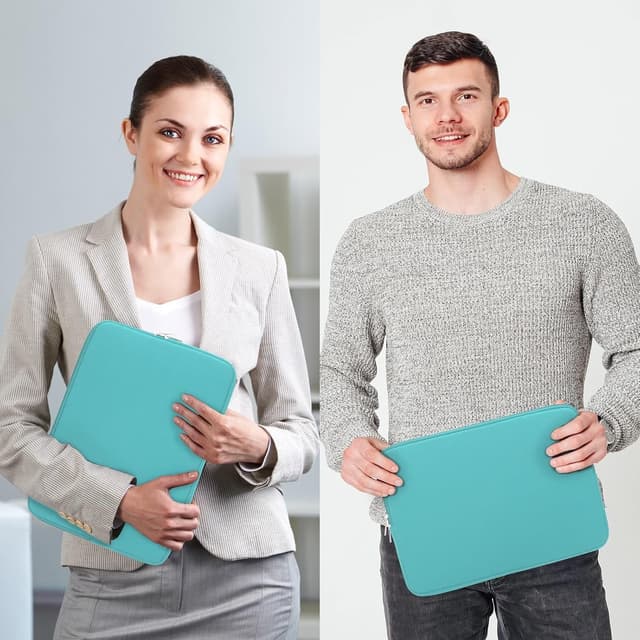 Thumbnail 6 de RAINYEAR 14 Inch Laptop Sleeve Protective Case with Soft Lining & Padded Zipper (Blue)