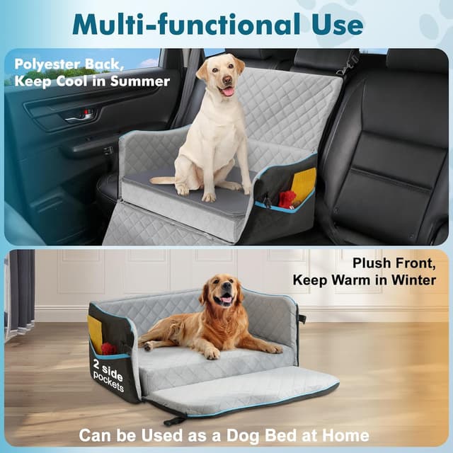 Thumbnail 3 de Tivray Large Dog Car Seat 60 lb