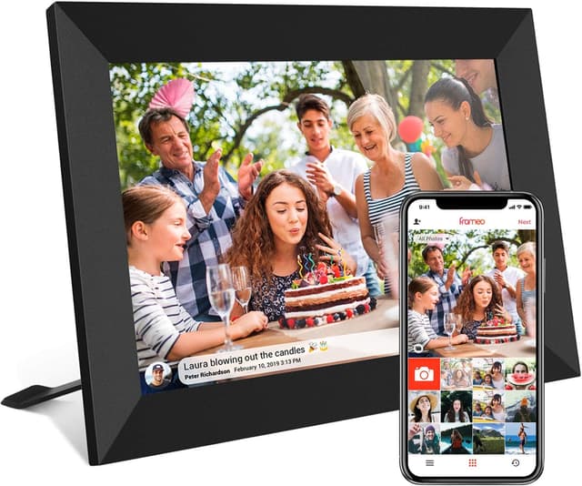 Imagen de 32GB FRAMEO 10.1 Inch Smart Digital Photo Frame en OfertitasTOP