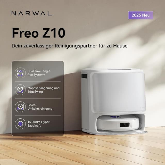Detalle 2 de NARWAL Freo Z10 Saugroboter 15.000 Pa