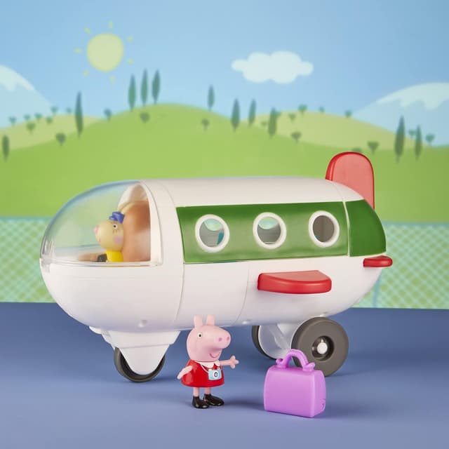 Detalle de Peppa Pig Peppa’s Adventures Peppa Flugzeug – Vorschulspielzeug mit 1 Figur (ab 3 Jahren)