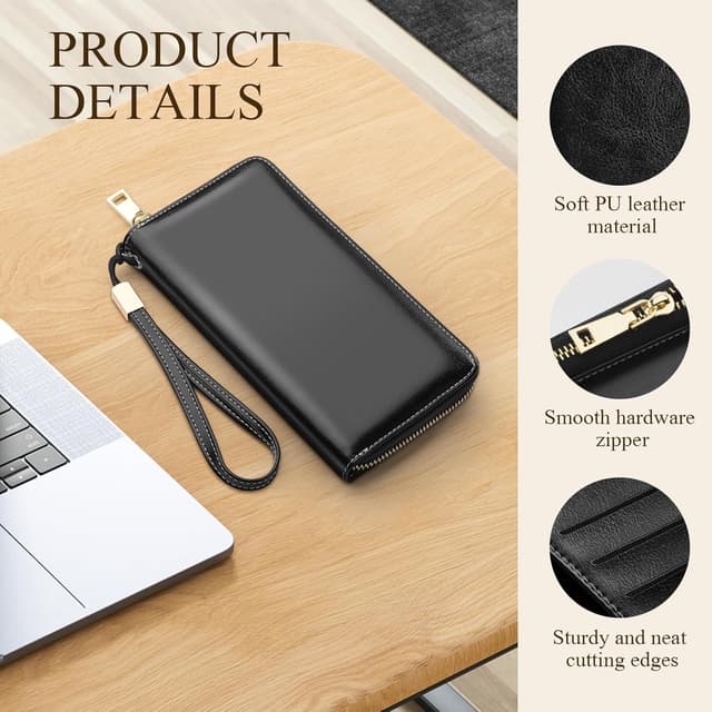 Thumbnail 2 de GlasFlength Monedero RFID Mujer 20 cm