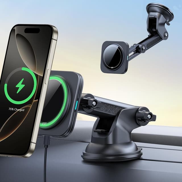Detalle de ESR 15W MagSafe Car Mount Charger for iPhone