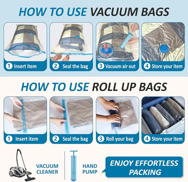 Thumbnail 6 de 20-Pack Vacuum Storage Bags — Space Saver for Bedding