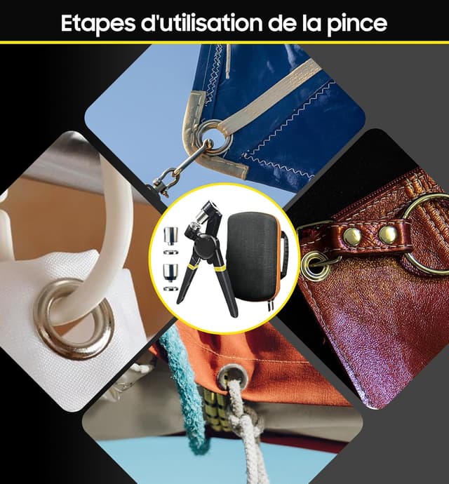 Detalle 2 de HAPDEN pince à oeillets 6, 10, 12 mm