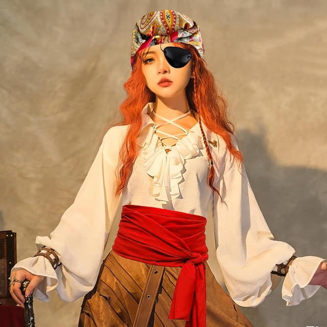 Thumbnail 5 de AUNGCSHE 7PCS Disfraz Pirata