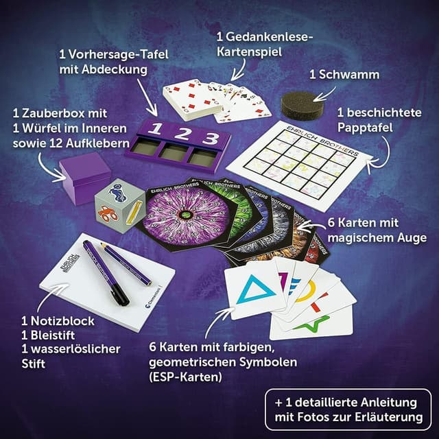 Thumbnail 1 de Clementoni Ehrlich Brothers Mental Magic Zauberkasten ab 7