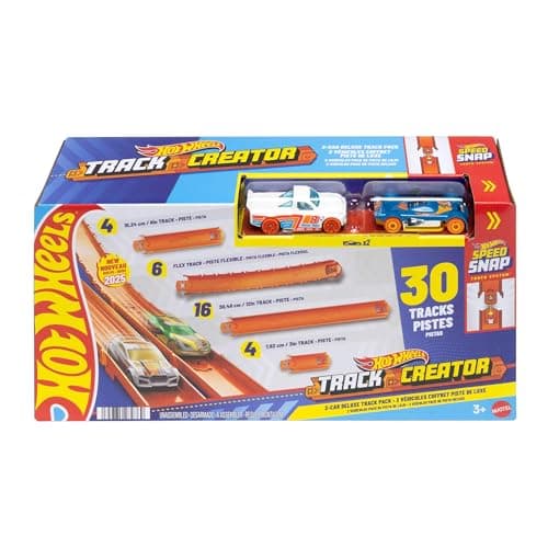Detalle de Hot Wheels JDW42 Pista Deluxe 7,5 m con 2 coches