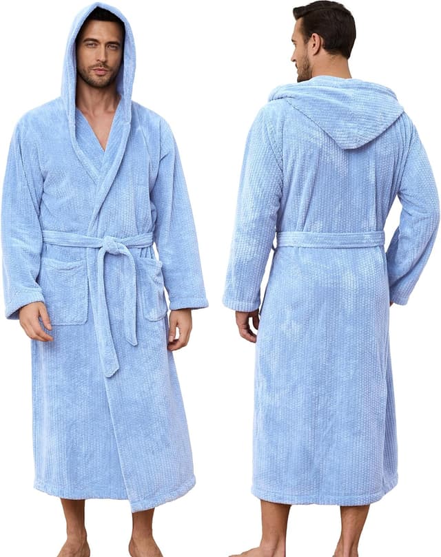 Thumbnail 6 de PJGGZ Men's Hooded Towel Robe - Quick Dry 🧖
